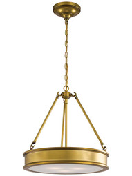 Harbour Point 3-Light Pendant in Liberty Gold.